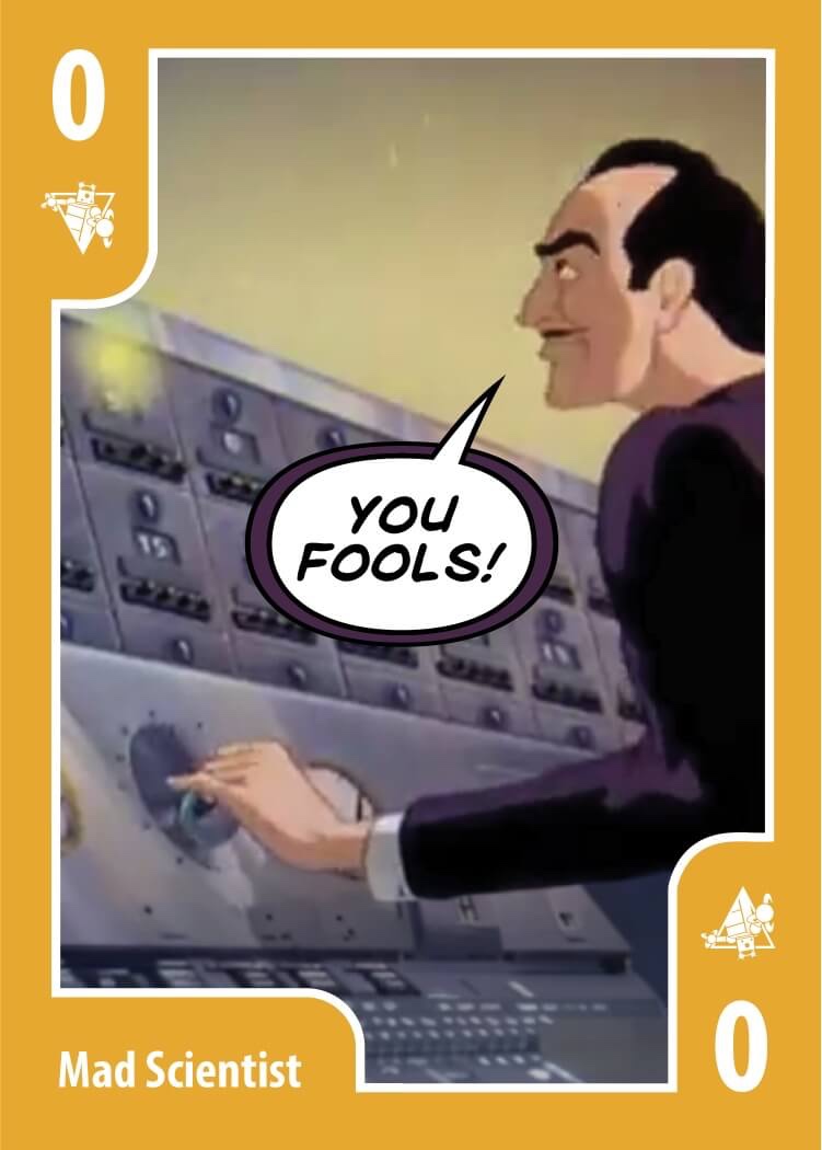 Mad Scientist card